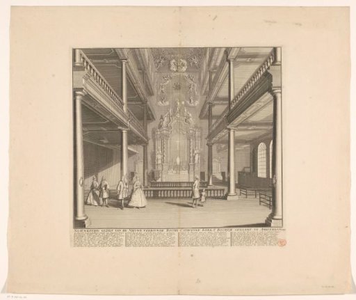 Interior of the Roman Catholic hidden church Het Boompje in Amsterdam