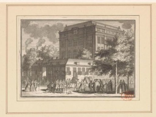 View of the Portuguese Synagogue in Amsterdam
