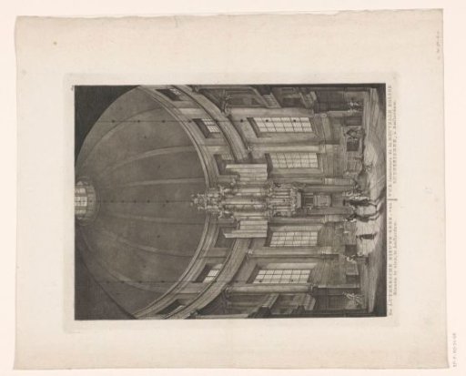 Interior of the Round Lutheran Church in Amsterdam