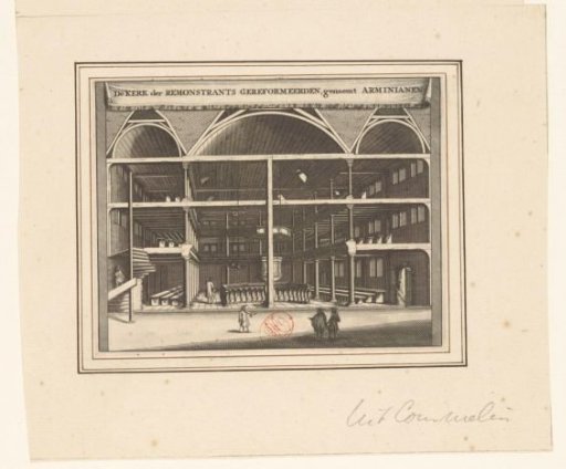 Interior of the Remonstrant (Arminian) Church in Amsterdam