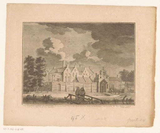 View of the Carthusian Monastery outside Amsterdam