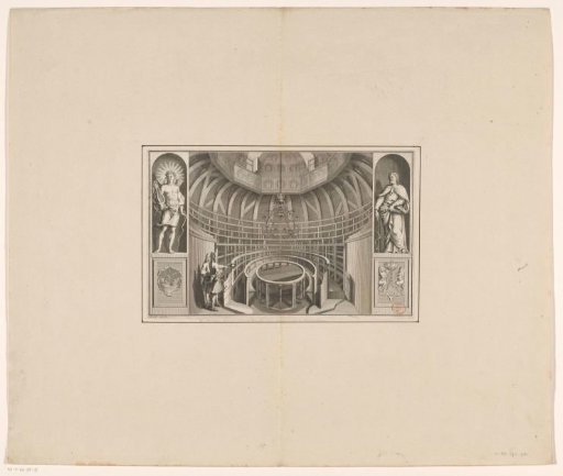 Interior of the Theatrum Anatomicum in the Waag on the Nieuwmarkt in Amsterdam