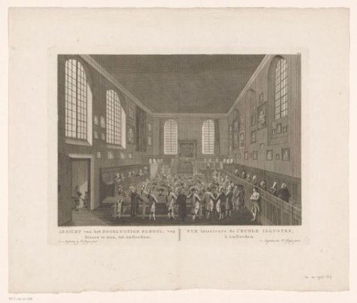 Interior of the Athenaeum Illustre in Amsterdam
