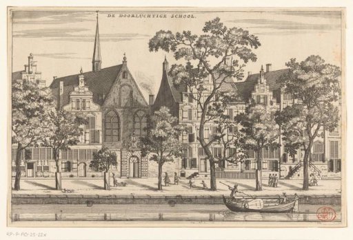 View of the Athenaeum Illustre in Amsterdam