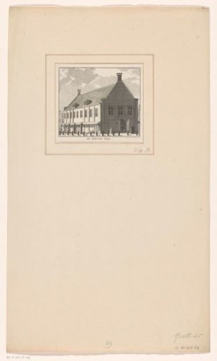 View of the Meat Hall on the Butter Market in Amsterdam