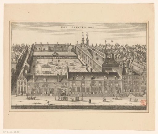 View of the Prinsenhof, Amsterdam