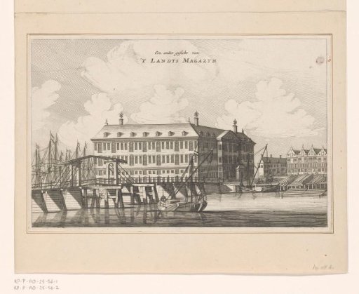 View of the State Naval Magazine (Admiralty Magazine), Amsterdam