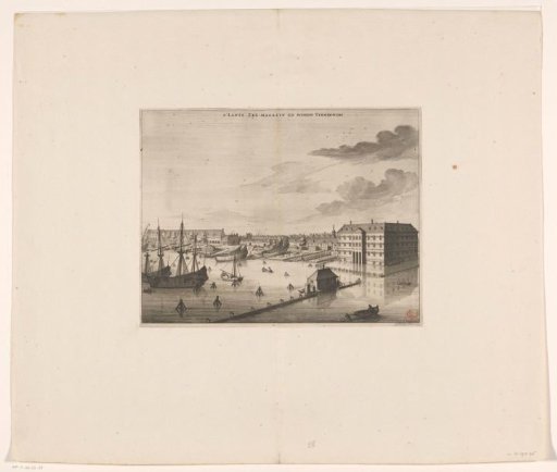 View of the State Naval Magazine (Admiralty Magazine) and the Admiralty Shipyard in Amsterdam