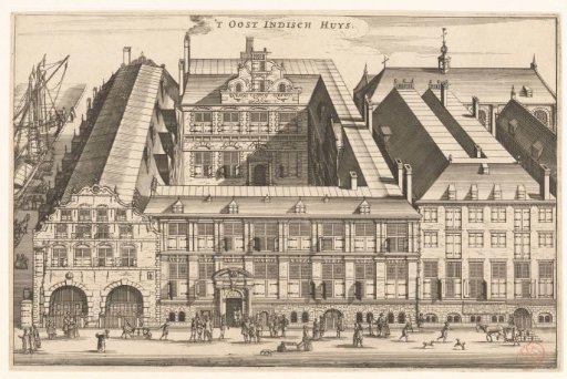 View of the East India House, Amsterdam