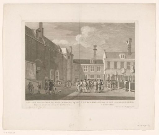 View of the West India House in Amsterdam