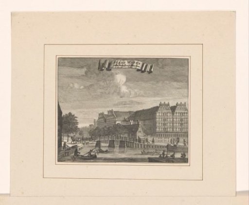 View of the City Grain Warehouses and the City Artillery Houses in Amsterdam