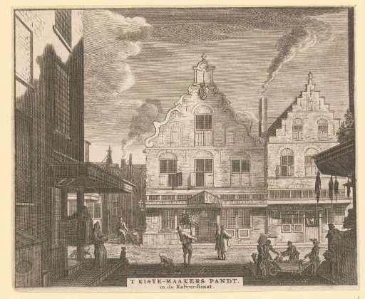 View of the Coopers' Building in Amsterdam