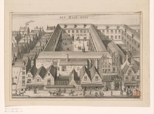 View of the Rasphuis in Amsterdam