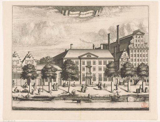 View of the Nieuwezijds Huiszittenhuis, Amsterdam