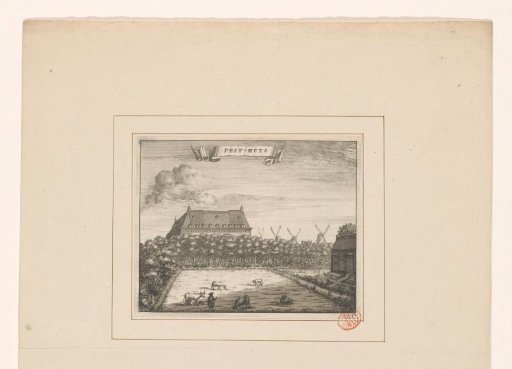 View of the Pesthouse (Buitengasthuis) near Amsterdam
