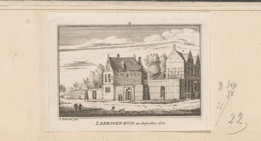View of the Leprozenhuis in Amsterdam