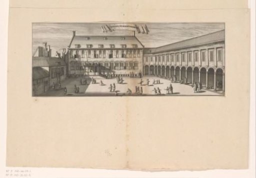 View of the boys' house of the Burgerweeshuis, Amsterdam