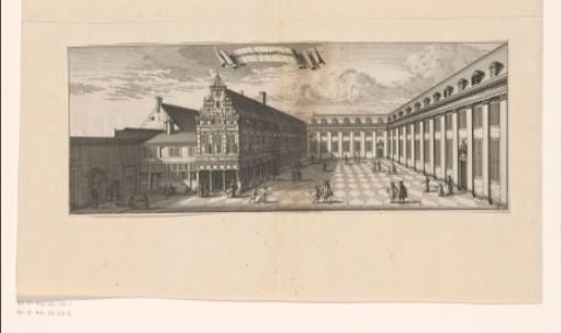 View of the girls' house of the Burgerweeshuis, Amsterdam