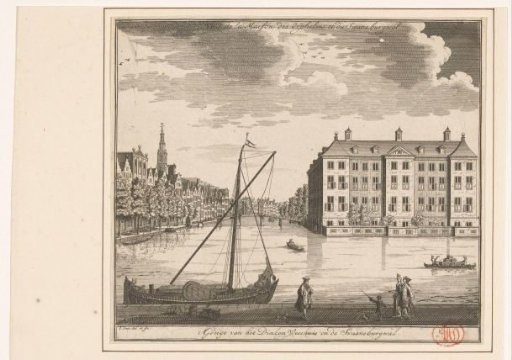 View of the Diaconieweeshuis in Amsterdam