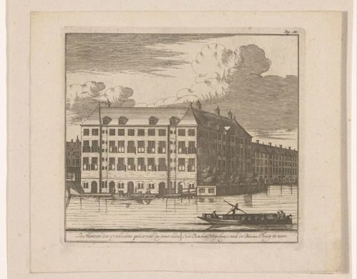 View of the Diaconieweeshuis in Amsterdam