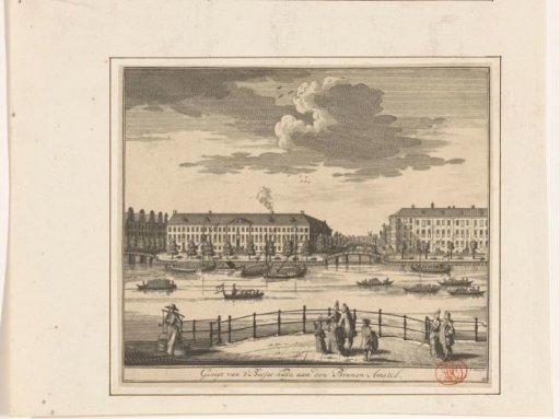 View of the Diaconie Oude Vrouwen- en Mannenhuis in Amsterdam