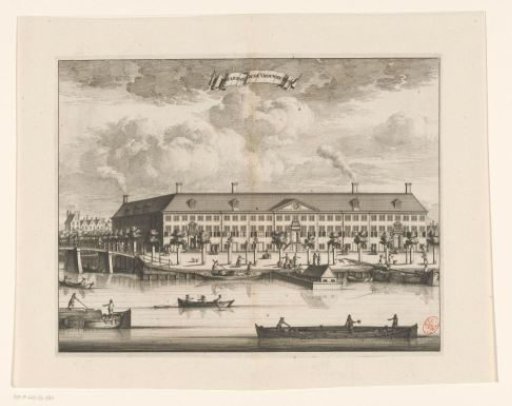 View of the Diaconie Oude Vrouwenhuis in Amsterdam