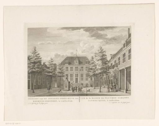 View of the Platanenhof in Amsterdam
