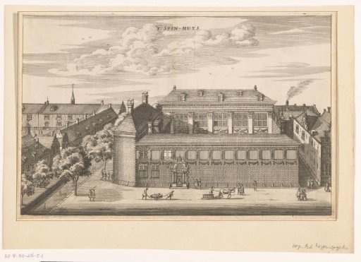 View of the Spinhuis in Amsterdam