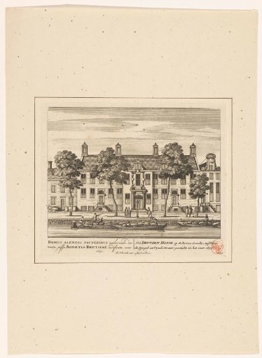View of the Deutzenhofje in Amsterdam