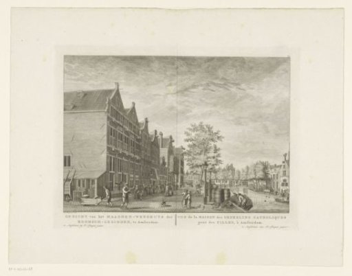View of the Roman Catholic Maagdenhuis in Amsterdam