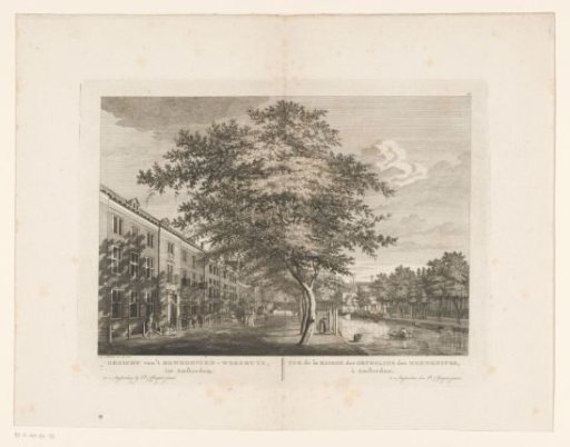 View of the Doopsgezinde Weeshuis in Amsterdam