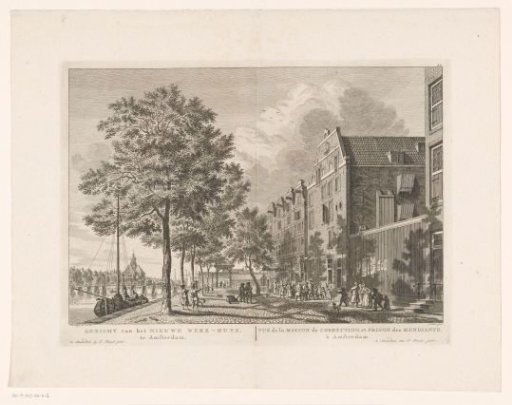 View of the Willige Rasphuis in Amsterdam