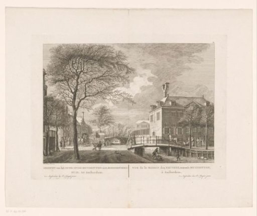 View of the Oudezijds Huiszittenhuis in Amsterdam