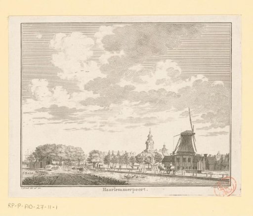 View of the Haarlemmerpoort in Amsterdam