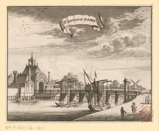 View of the Second St. Anthony's Gate, Amsterdam