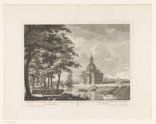 View of the Second Muiderpoort in Amsterdam