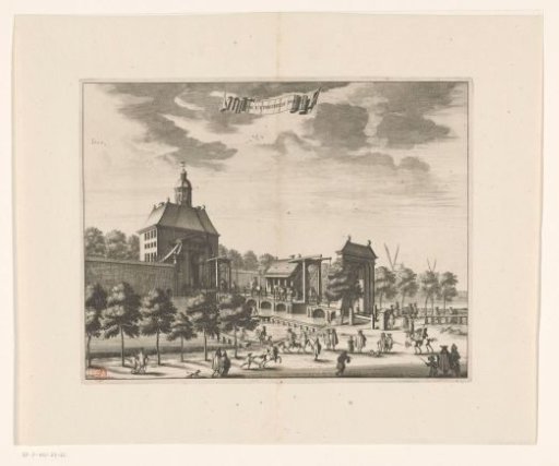 View of the Utrechtse Gate, Amsterdam