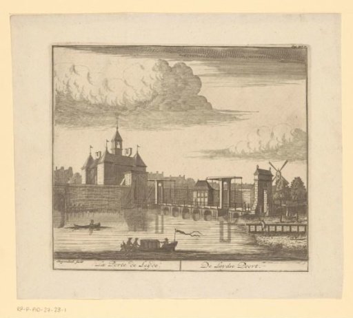 View of the Leidsepoort in Amsterdam