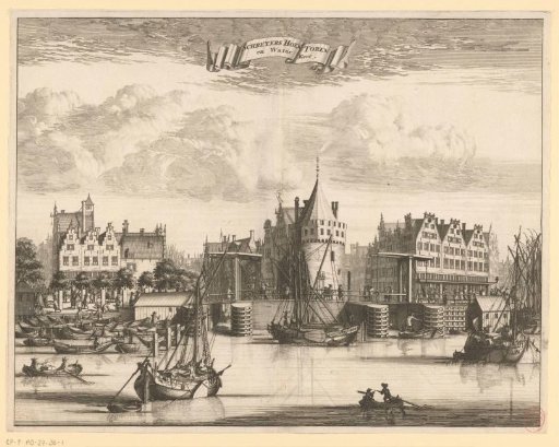 View of the Schreierstoren in Amsterdam