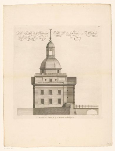 Side view of the Second Muiderpoort in Amsterdam