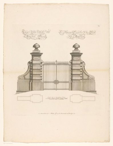 Gate of the Second Muiderpoort in Amsterdam