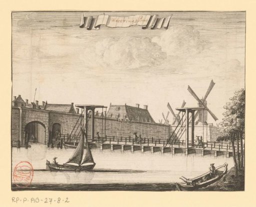 View of the Weteringpoort in Amsterdam
