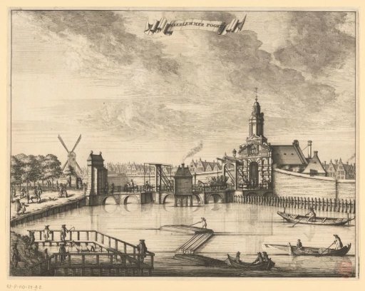 View of the Haarlemmerpoort in Amsterdam