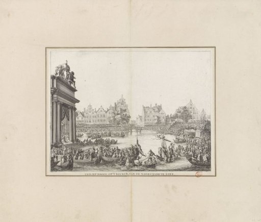 Arrival of Maria de' Medici at the Floating Theatre on the Rokin, 1638