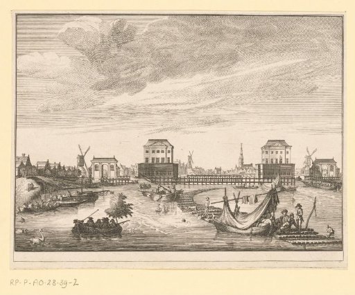 View of the Two Blockhouses in the Amstel, 1651-1654