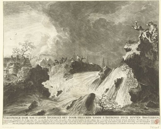 Breach of the Sint-Antoniesdijk on 5 March 1651