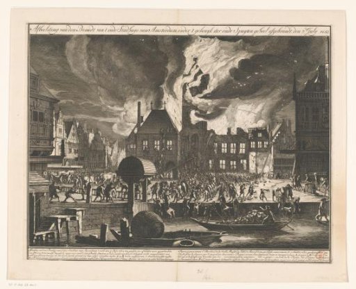 The Fire in the Old Town Hall of Amsterdam, 1652