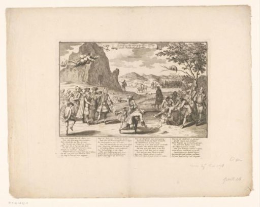 The Actie Sphinx Jumps from the Mountain, 1720