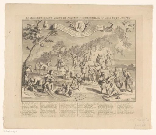 Greed Tries to Overtake Fortuna, 1720