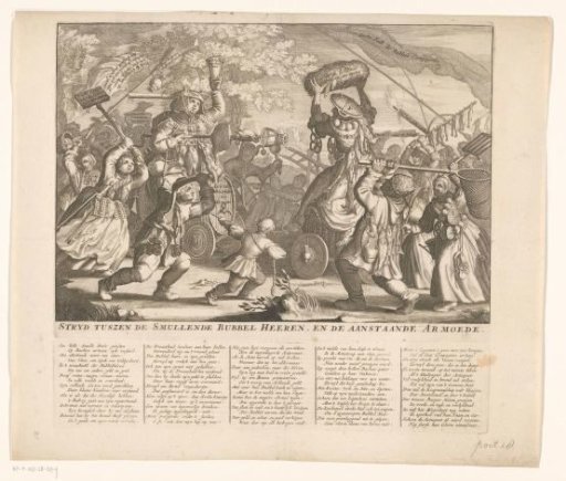 Struggle Between the Wind Trade and Impending Poverty, 1720